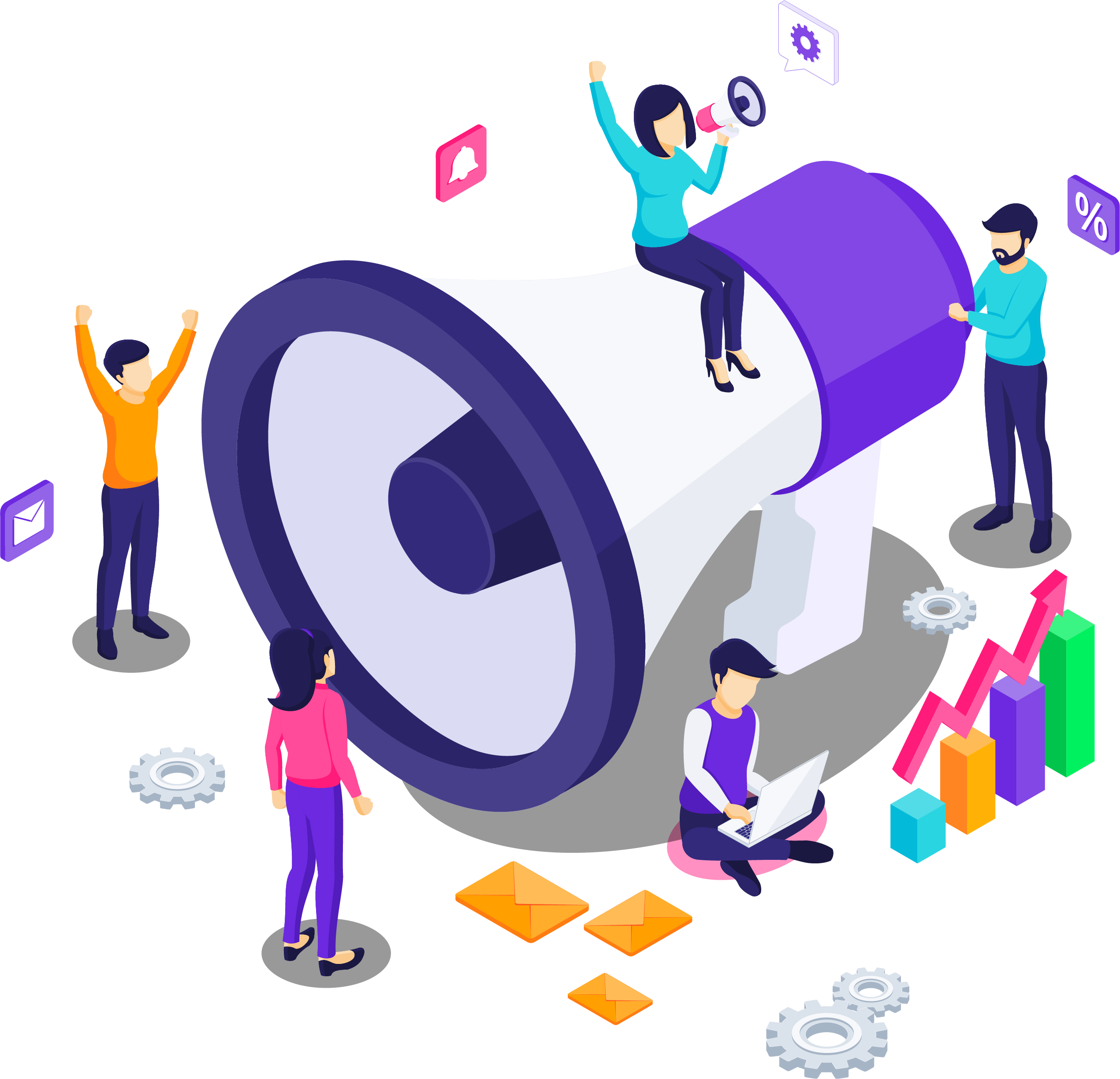 Agnytemp - Marketing Isometric 7 Landing Page 1